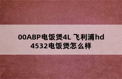 PHILIPS飞利浦HD4532/00ABP电饭煲4L 飞利浦hd4532电饭煲怎么样